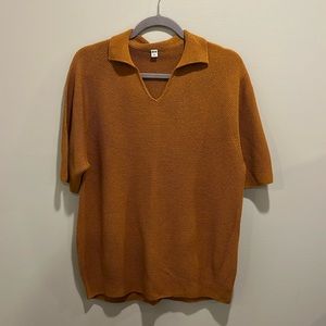 Knit Polo Sweater